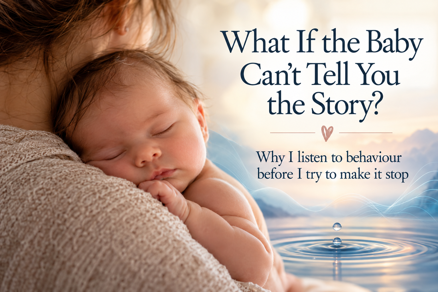 What If the Baby Can’t Tell You the Story?