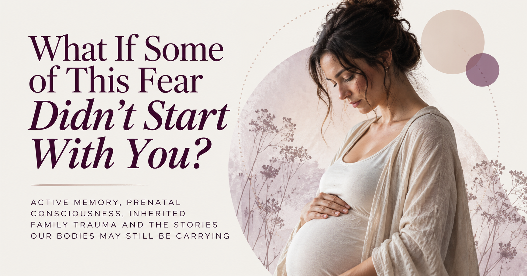 What if this fear didn’t start with you?